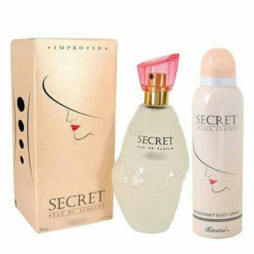 Pack Of 2 Secret Body Spray Secret Perfume A Fragrance For Women 100%