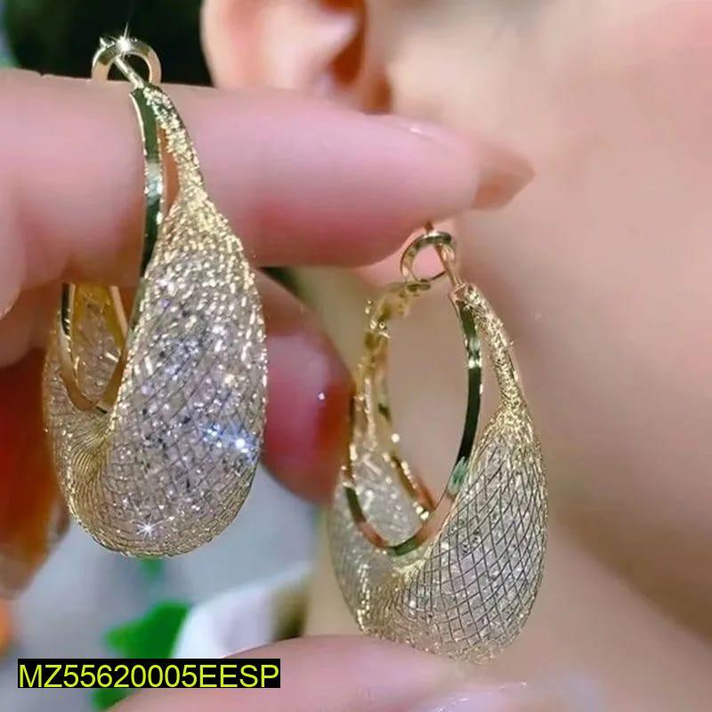 Zircon earrings