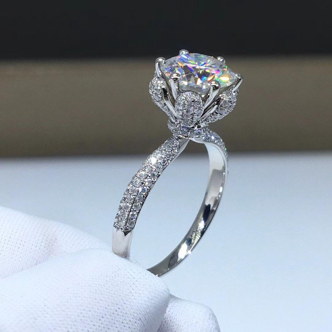 Zircon Diamond Ring