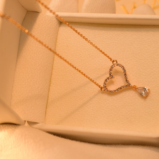 Heart Design Gold Plated Pendent